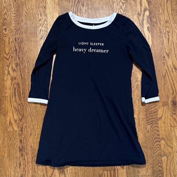 Kate Spade “Light Sleeper Heavy Dreamer” Sleep shirt size Small - Picture 1 of 5